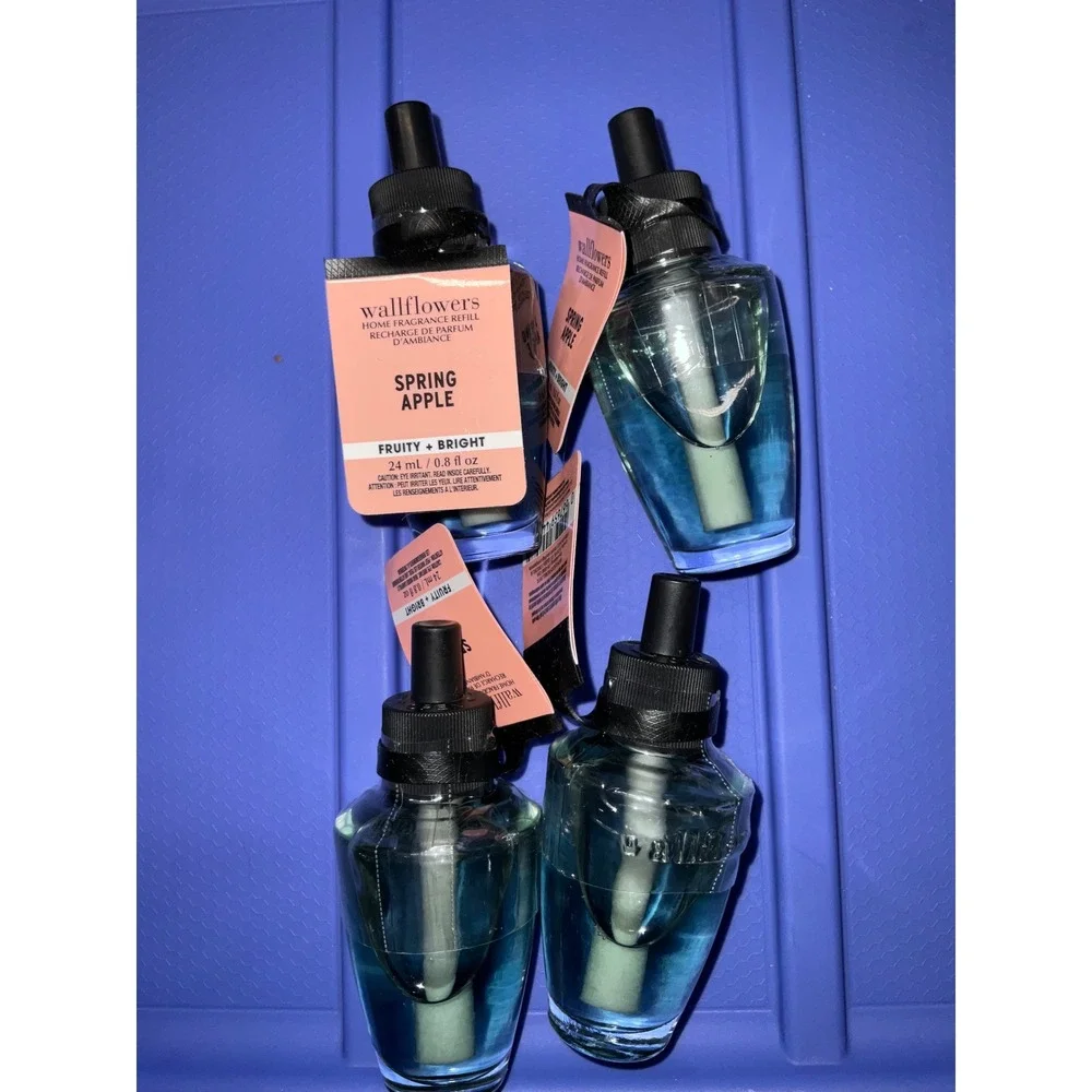 Bath and Body Works Wallflowers Refills Spring Apple 4 Pack Fruity Bright